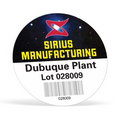 Round Quick and Colorful Sheeted Label (3" Diameter)